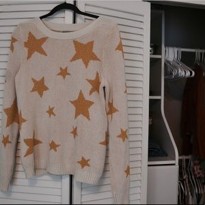 Star knitted sweater